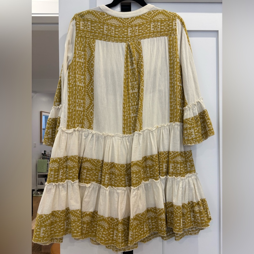 Zoya Greek Woven Tunic Dress OS - Picture 2 of 5